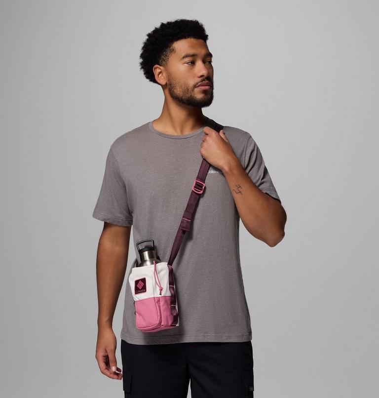 Unisex Trail Traveler Water Bottle Sling, Color: Sea Salt Corduroy, Rosette, Moonvista, image 3