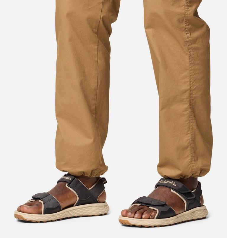Sandalias de 2 bandas Konos Hiker para hombre, Color: Shark, Ancient Fossil, image 10