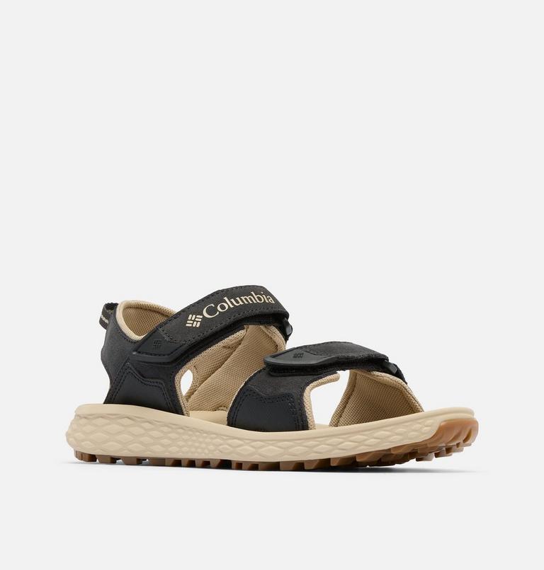Sandalias de 2 bandas Konos Hiker para hombre, Color: Shark, Ancient Fossil, image 3