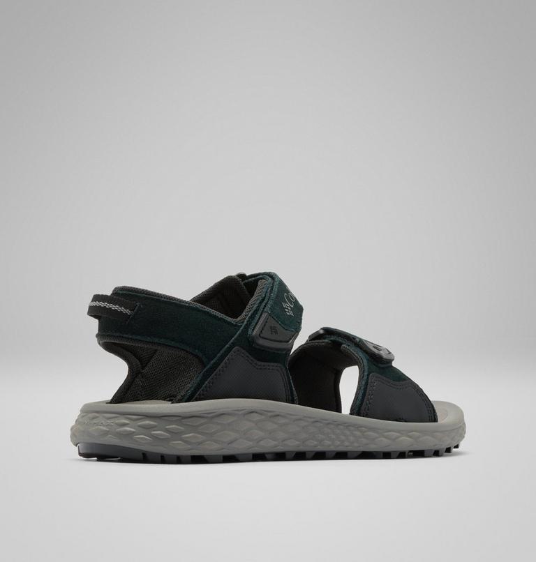 Sandalias de 2 bandas Konos Hiker para hombre, Color: Black, Titanium II, image 9