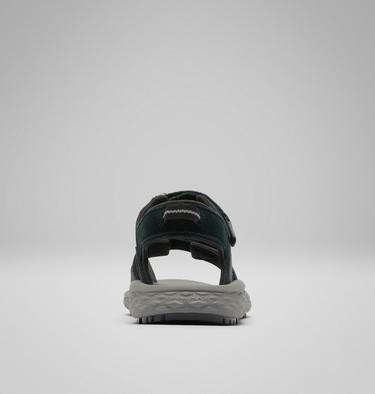 Sandalias de 2 bandas Konos Hiker para hombre, Color: Black, Titanium II, image 2