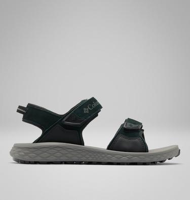 Sandalias de 2 bandas Konos Hiker para hombre, Color: Black, Titanium II, image 1