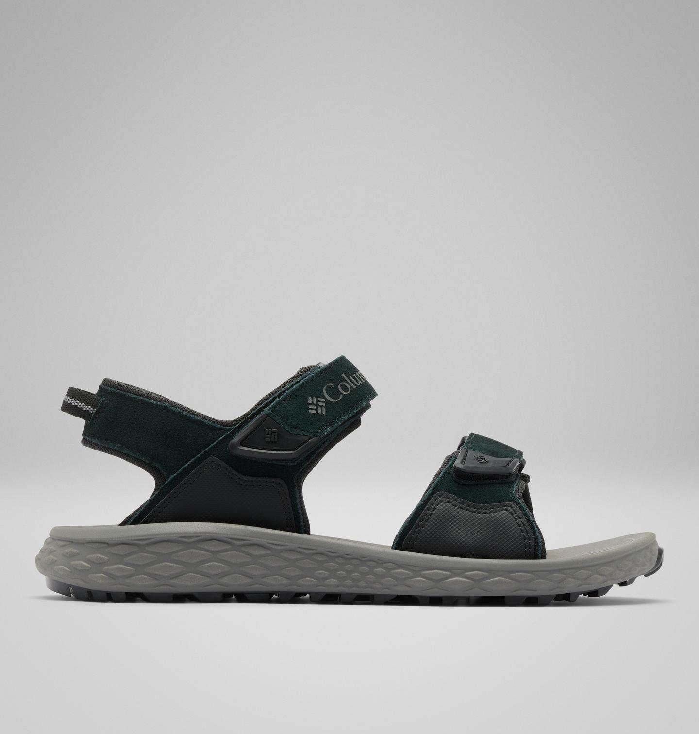 Мужские сандалии Columbia Konos Hiker 2-Strap Sandal, цвет: Чёрный / Titanium Ii — фото 1