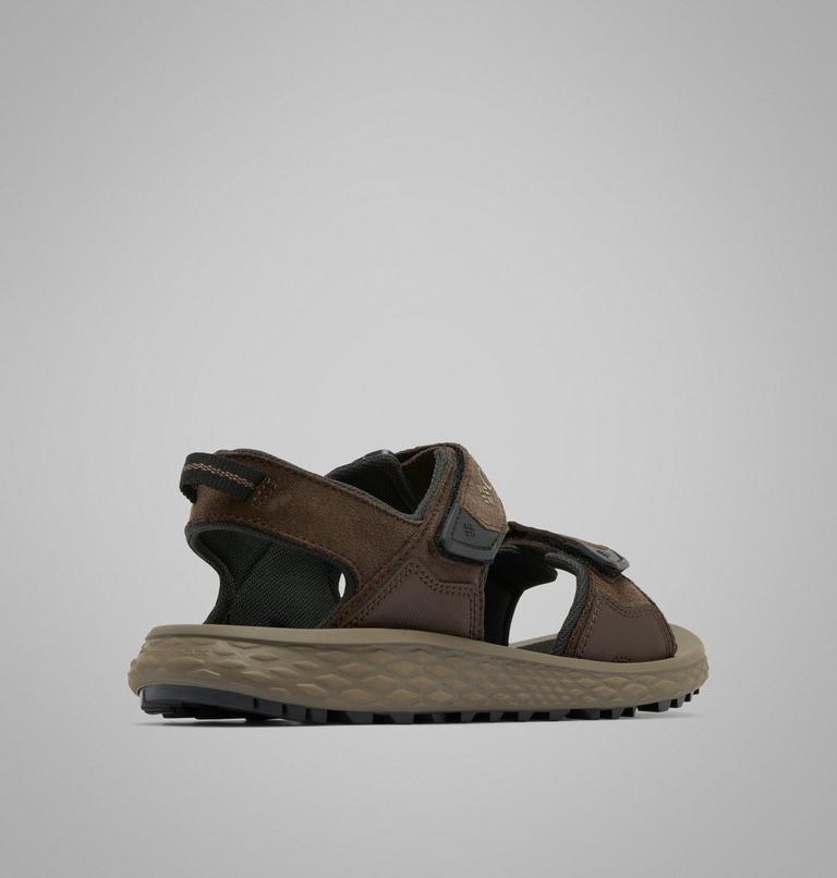 Men's Konos Hiker 2-Strap Sandal, Color: Cordovan, Black, image 9