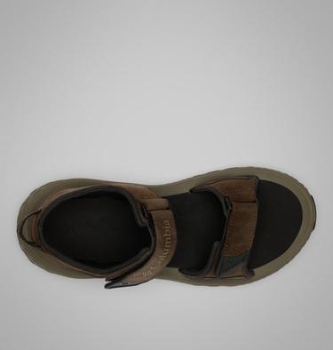 Men's Konos Hiker 2-Strap Sandal, Color: Cordovan, Black, image 4