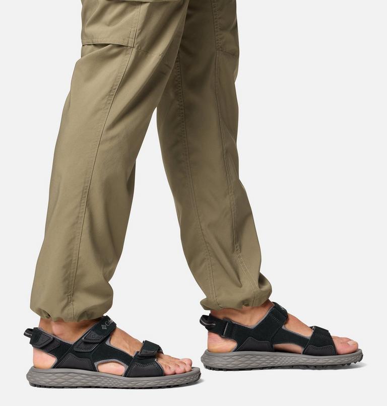 Men's Konos Hiker 3-Strap Sandal, Color: Black, City Grey, image 10