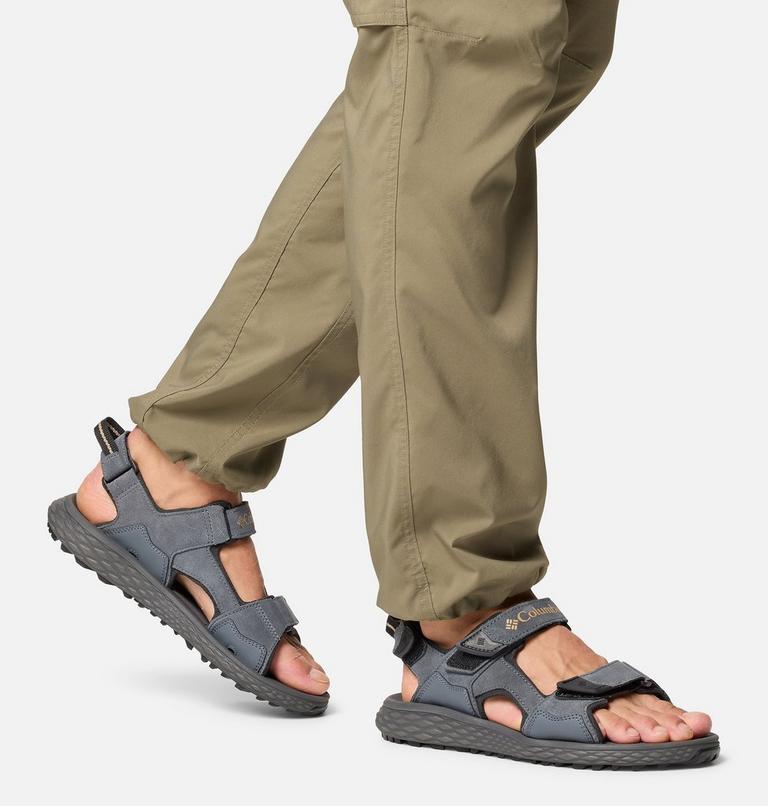 Sandalias de 3 bandas Konos Hiker para hombre, Color: Graphite, Black, image 10