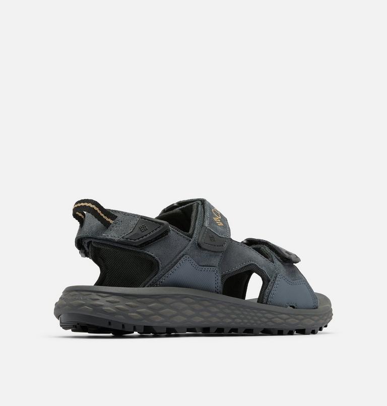Sandalias de 3 bandas Konos Hiker para hombre, Color: Graphite, Black, image 9
