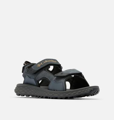 Men's Konos Hiker 3-Strap Sandal, Color: Graphite, Black, image 2
