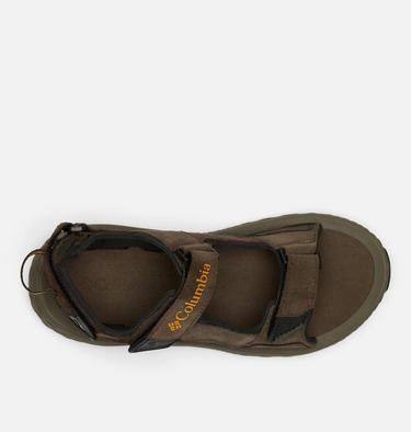 Men's Konos Hiker 3-Strap Sandal, Color: Cordovan, Mud, image 3