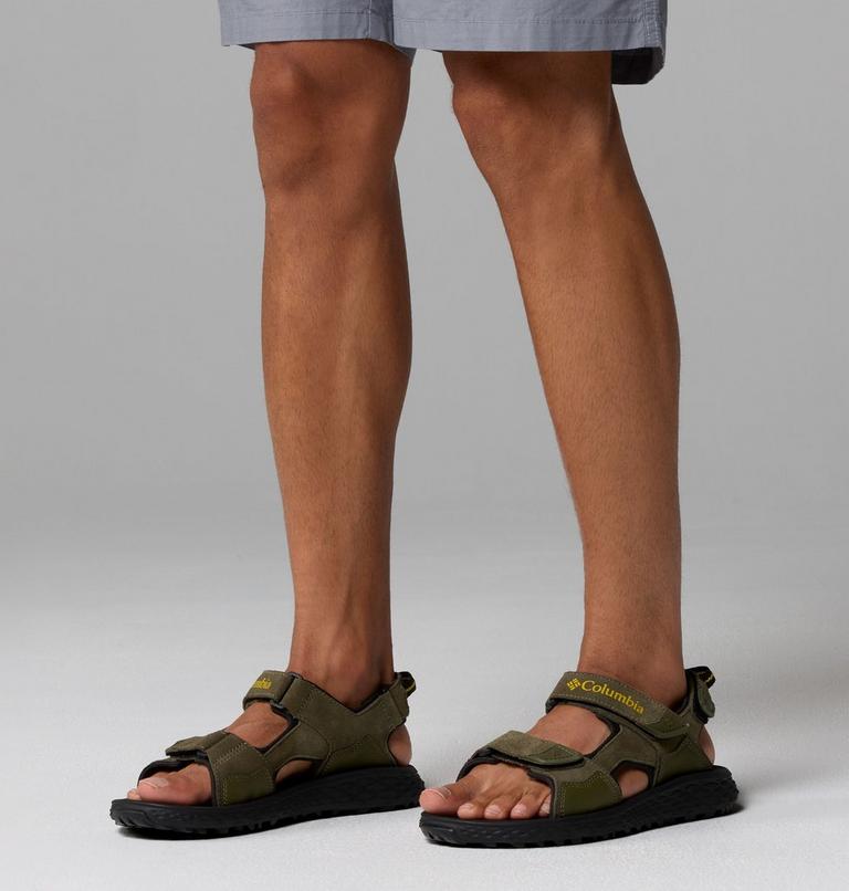Men's Konos Hiker 3-Strap Sandal, Color: Nori, Antique Moss, image 10