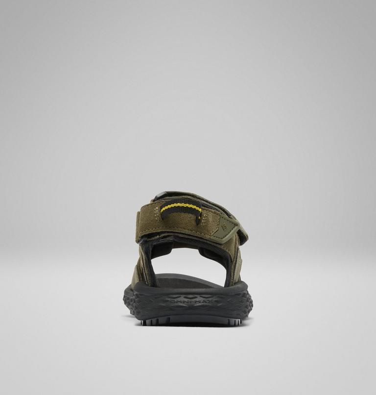 Men's Konos Hiker 3-Strap Sandal, Color: Nori, Antique Moss, image 2