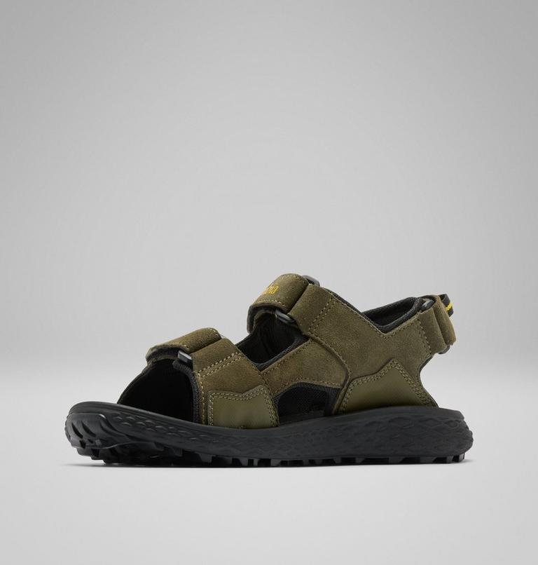 Men's Konos Hiker 3-Strap Sandal, Color: Nori, Antique Moss, image 7