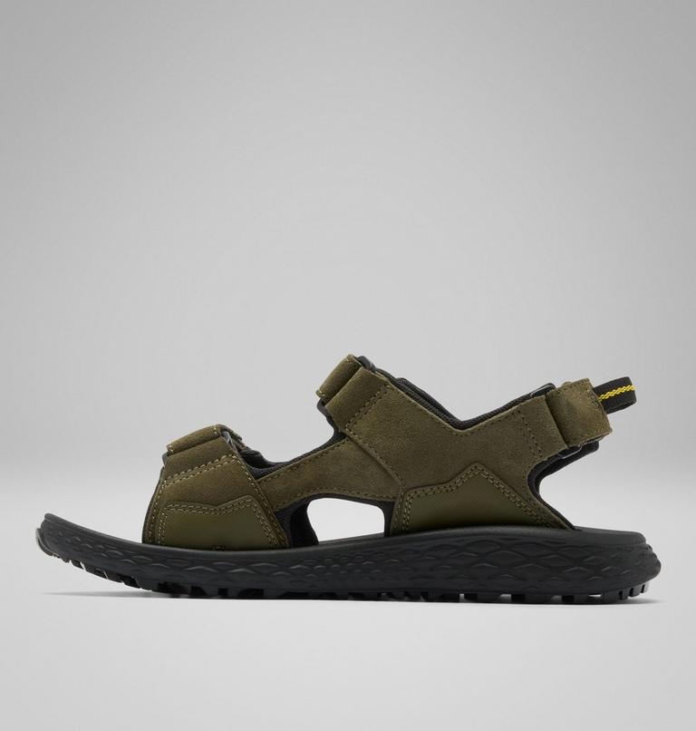 Men's Konos Hiker 3-Strap Sandal, Color: Nori, Antique Moss, image 6