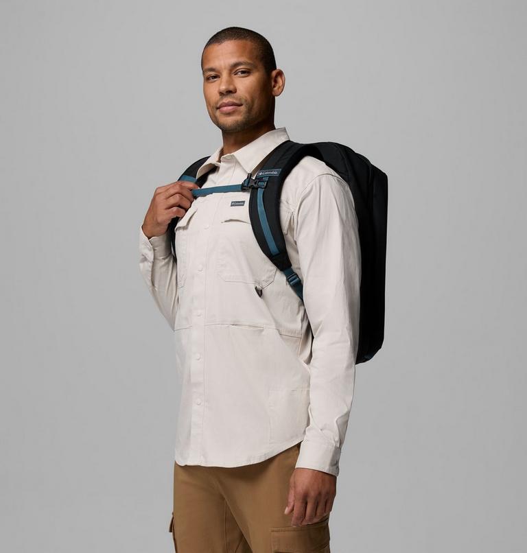 Mochila de viaje unisex de 32 litros Landroamer, Color: Everblue, Black, image 3