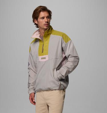 Anorak Coupe-vent Compactable Riptide II Retro Homme, Color: Flint Grey, Peppercorn, Pink Agate, image 8