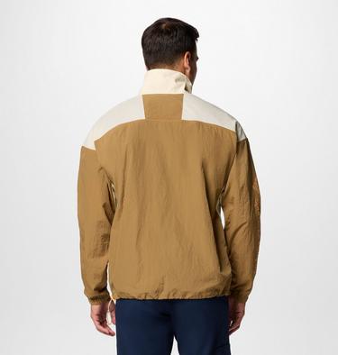 Men's Riptide II Retro Windbreaker Anorak, Color: Delta, Lemon Wash, image 6