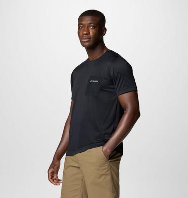 Men's Columbia Hike Pocket Technical T-Shirt, Color: Black, image 3