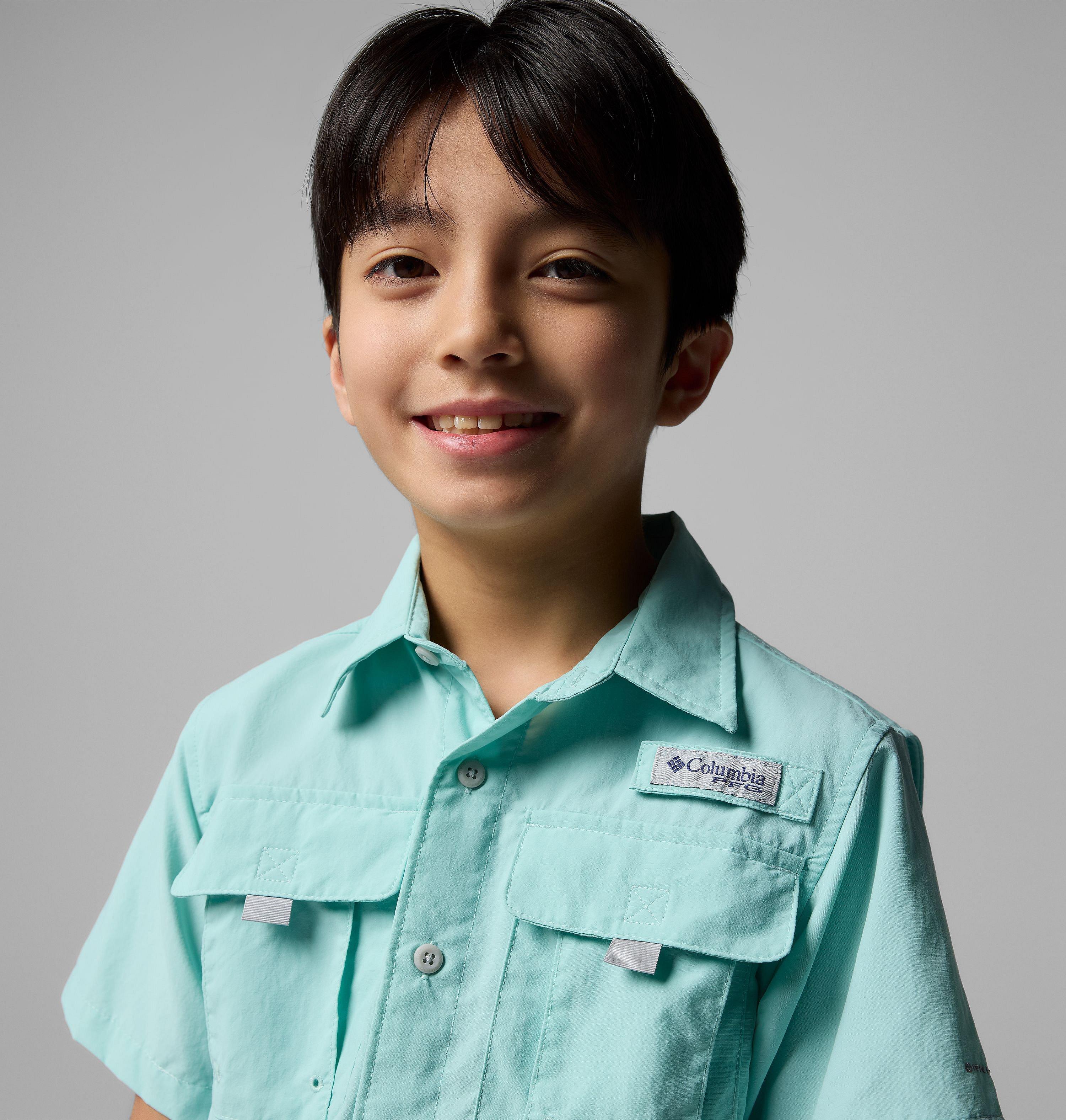 Boys' PFG Bahama™ II Short Sleeve Shirt | 325 | XS 4