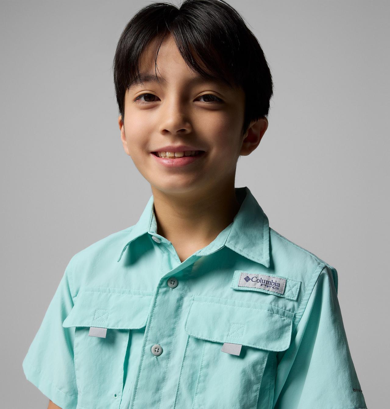 Boys' PFG Bahama™ II Short Sleeve Shirt | 325 | XS 4