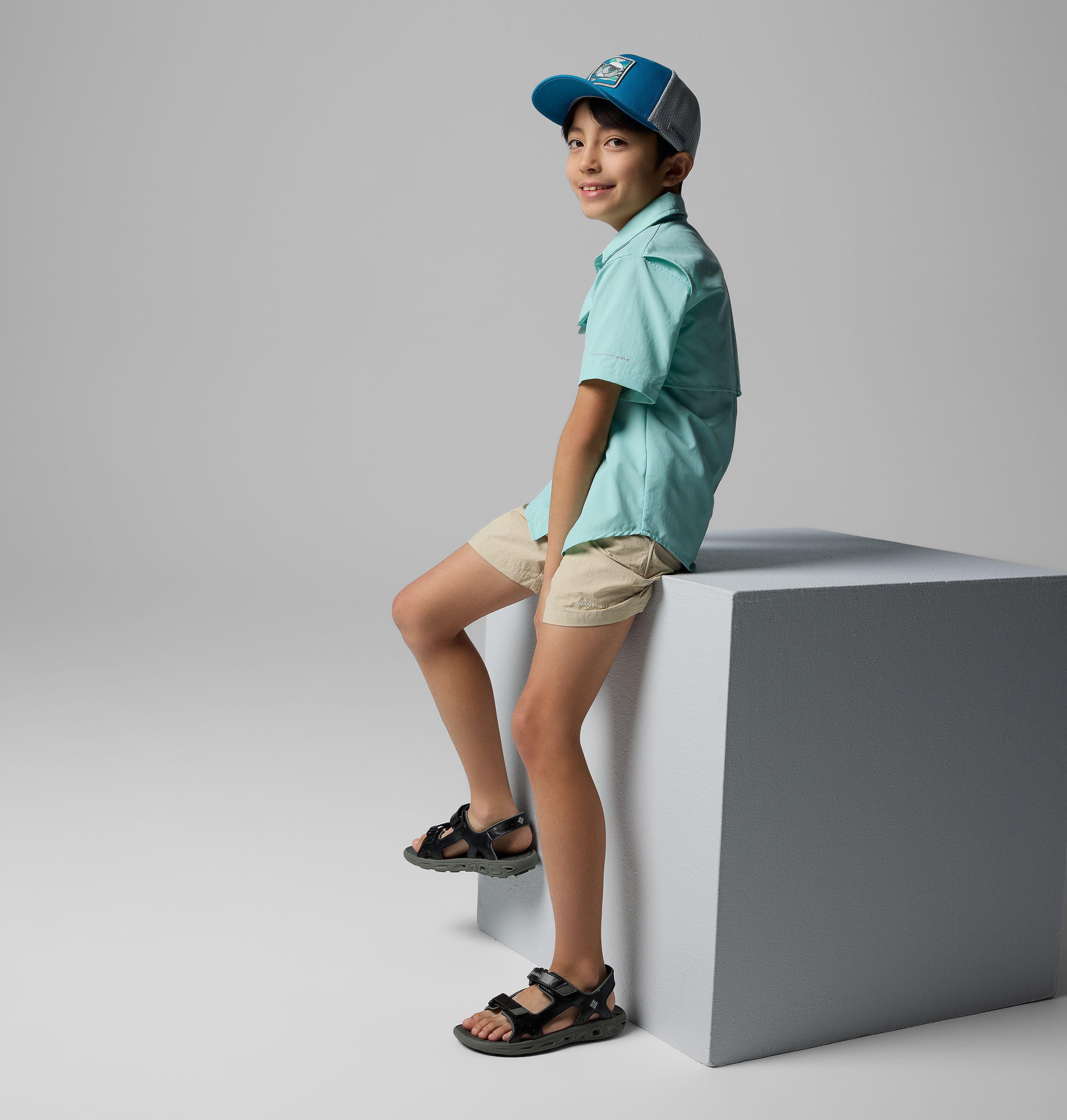 Boys' PFG Bahama™ II Short Sleeve Shirt | 325 | XS 6