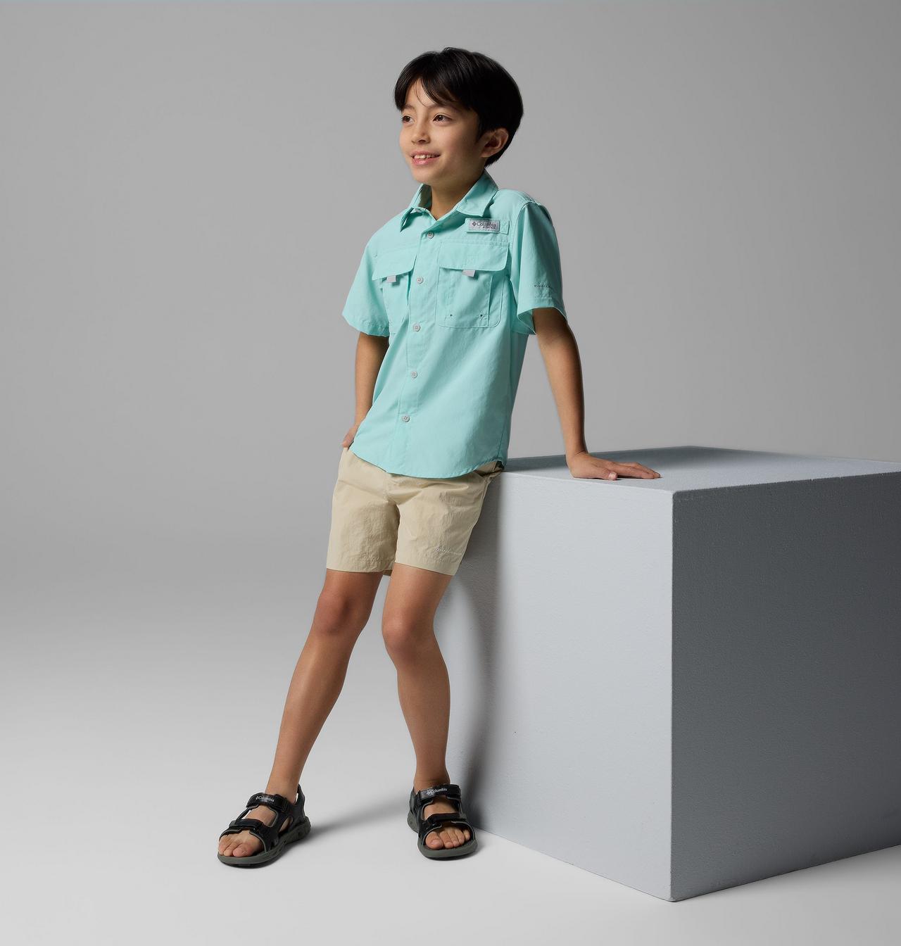 Boys' PFG Bahama™ II Short Sleeve Shirt | 325 | XS 1
