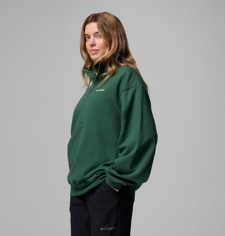 Women's Aldermore Half Zip Sweater, Color: Rain Forest, image 3