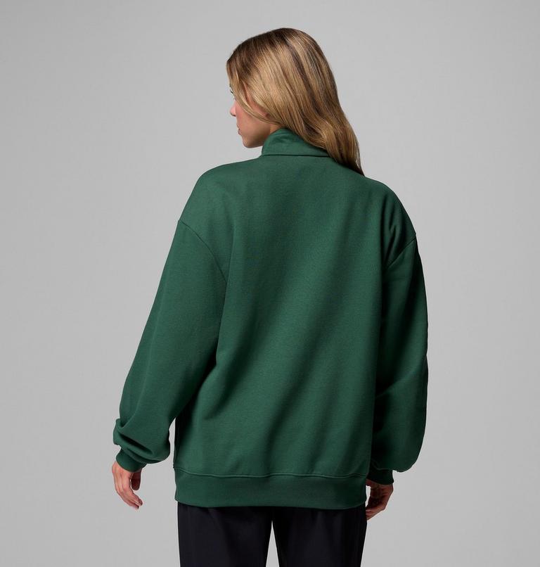 Women's Aldermore Half Zip Sweater, Color: Rain Forest, image 2