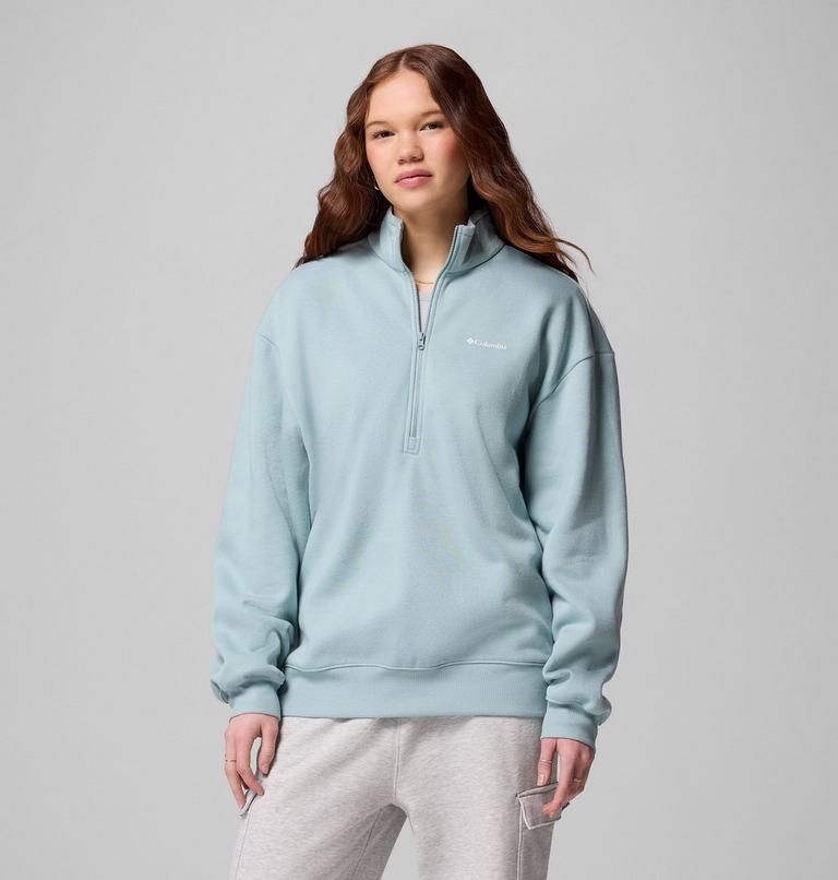 Women's Aldermore Half Zip Sweater, Color: Crushed Blue, image 5