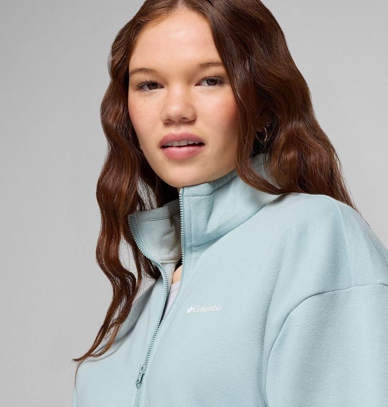 Women's Aldermore Half Zip Sweater, Color: Crushed Blue, image 6