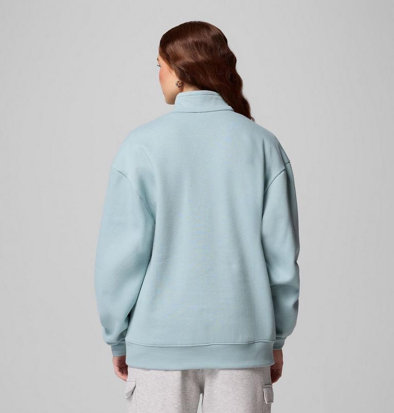 Women's Aldermore Half Zip Sweater, Color: Crushed Blue, image 3