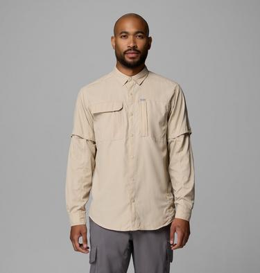 Men's Skien Valley Shirt, Color: Ancient Fossil, image 3