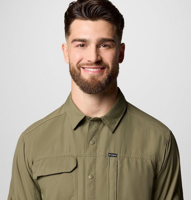 Skien Valley Long Sleeve Shirt, Color: Stone Green, image 5