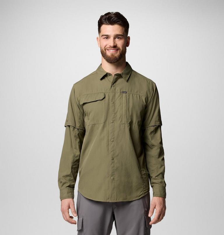 Skien Valley Long Sleeve Shirt, Color: Stone Green, image 1
