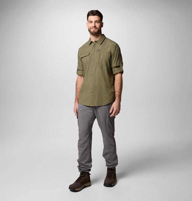 Skien Valley Long Sleeve Shirt, Color: Stone Green, image 2