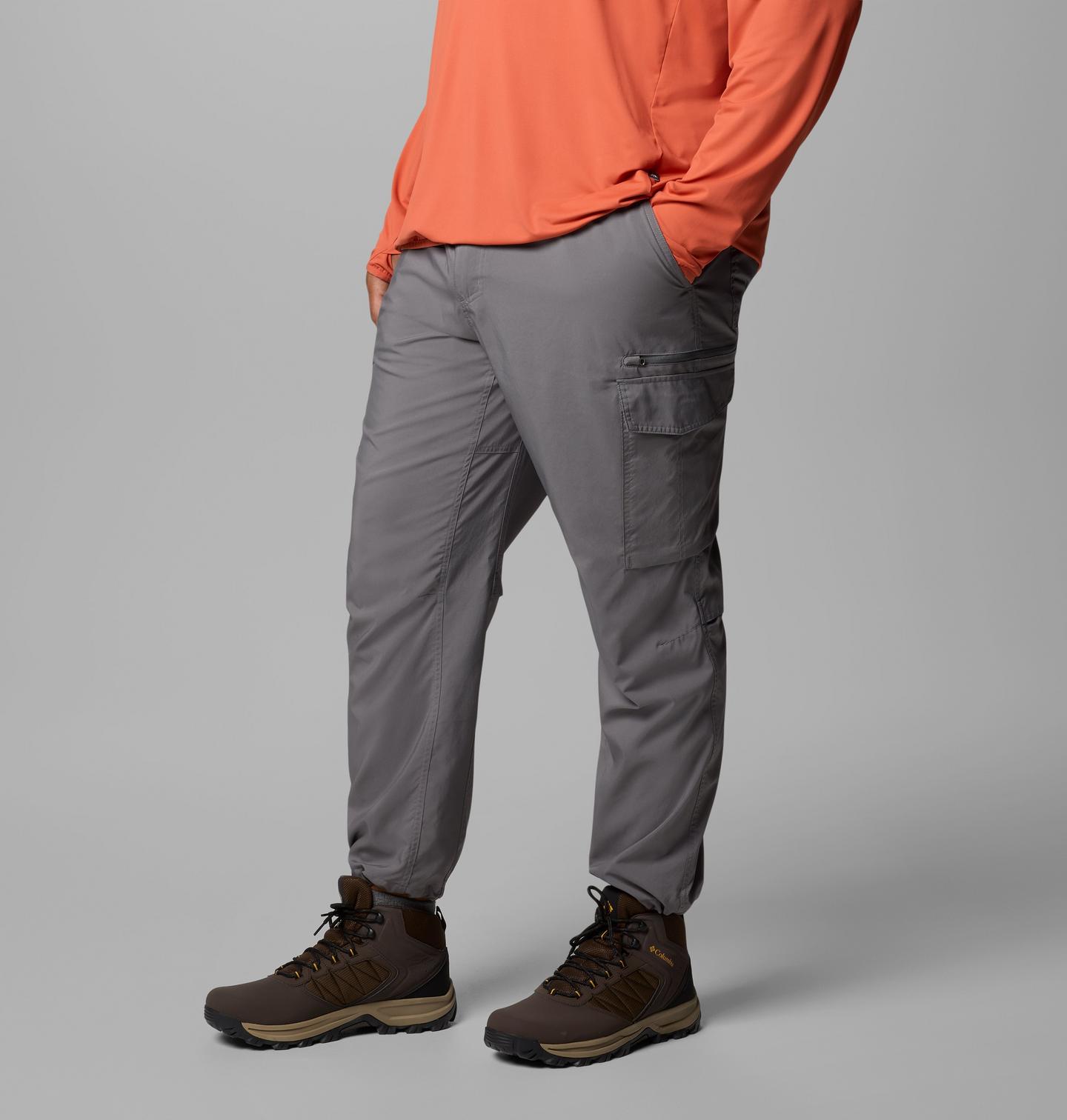 Мужские брюки Columbia Skien Valley Cargo Pants - Big, цвет: Серый — фото 3
