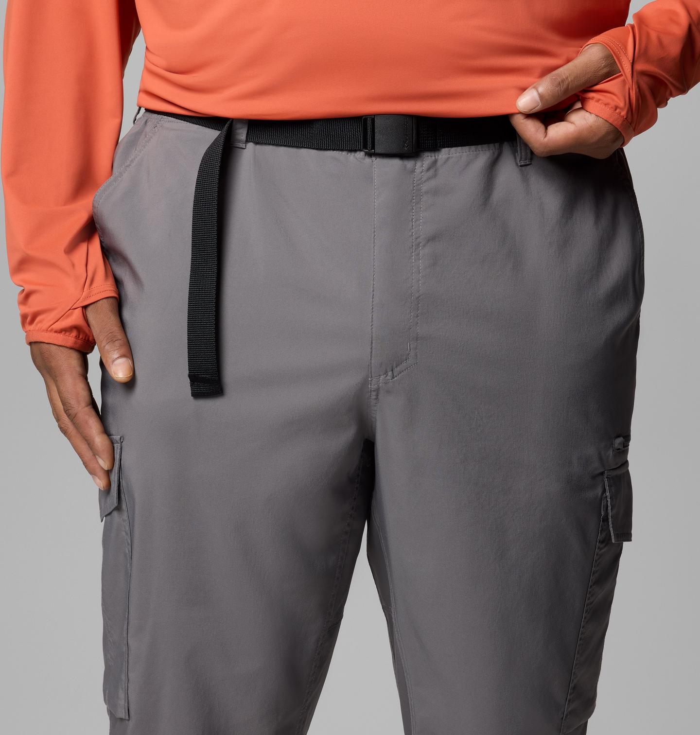 Мужские брюки Columbia Skien Valley Cargo Pants - Big, цвет: Серый — фото 4