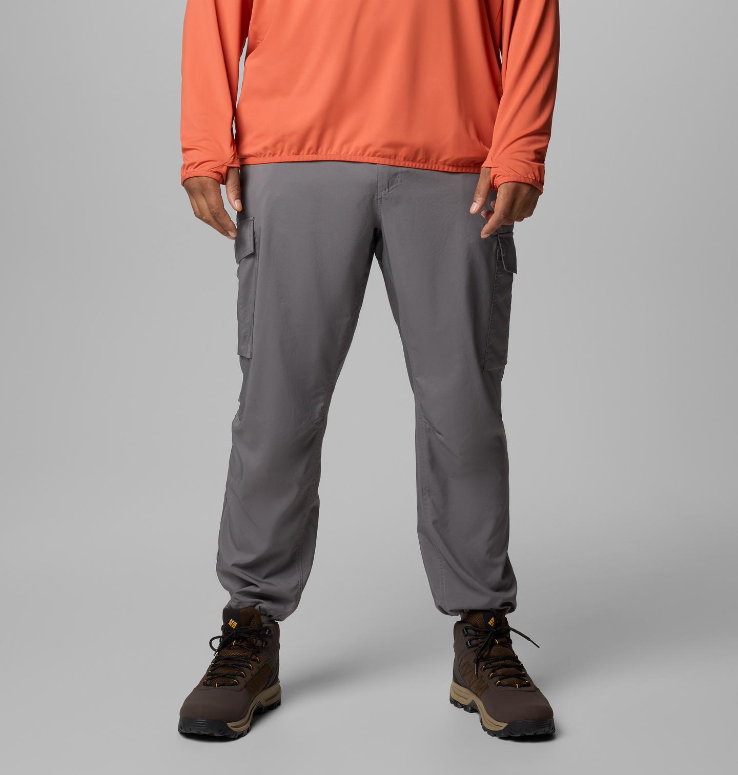 Мужские брюки Columbia Skien Valley Cargo Pants - Big, цвет: Серый — фото 1