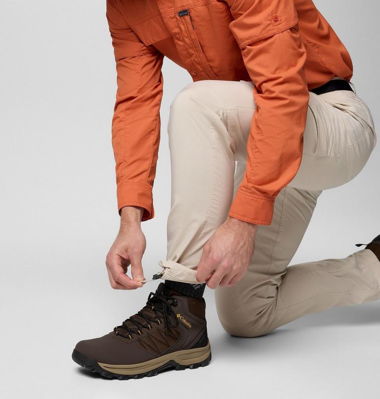 Men's Skien Valley Cargo Hiking Trousers, Color: Dark Stone, image 7