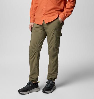 Men's Skien Valley Cargo Hiking Trousers, Color: Stone Green, image 3