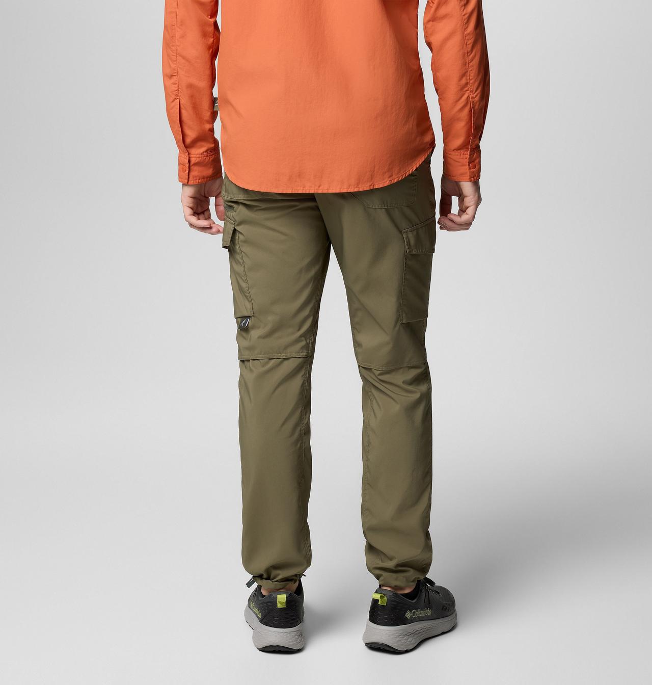 Pantalon Columbia GRT Homme XL Vert – Convertible Cargo, Nylon, Taille 36x26, Randonnée