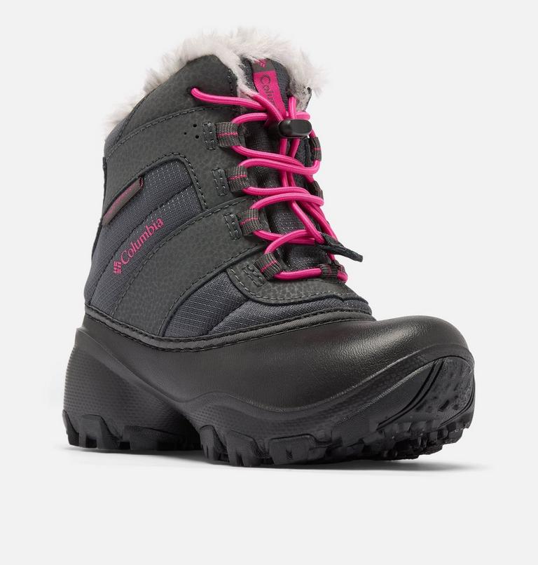 Rope Tow III wasserdichte Winterstiefel für Kleinkinder, Color: Dark Grey, Haute Pink, image 3