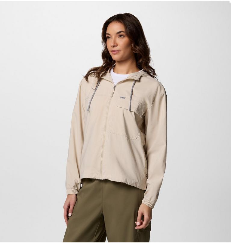 Chaqueta ligera con capucha Skien Valley para mujer, Color: Dark Stone, image 3