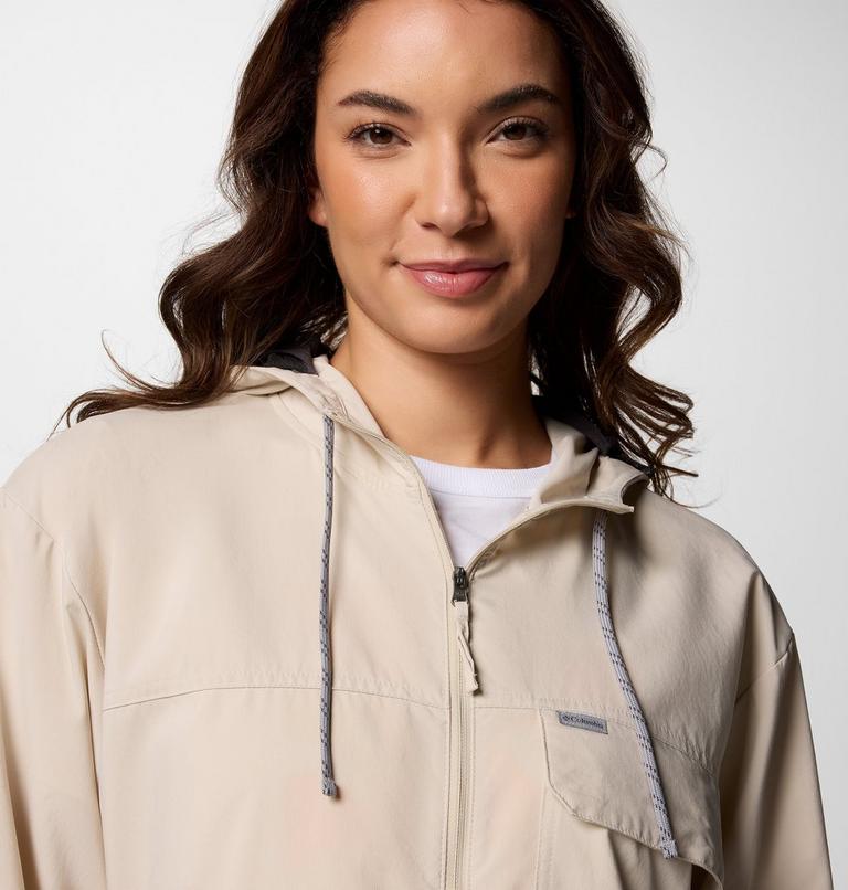 Chaqueta ligera con capucha Skien Valley para mujer, Color: Dark Stone, image 4
