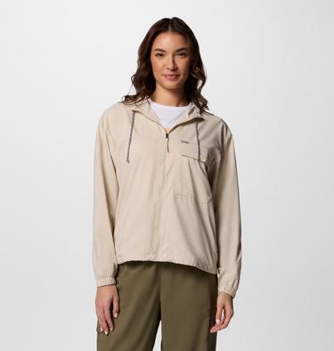 Chaqueta ligera con capucha Skien Valley para mujer, Color: Dark Stone, image 3