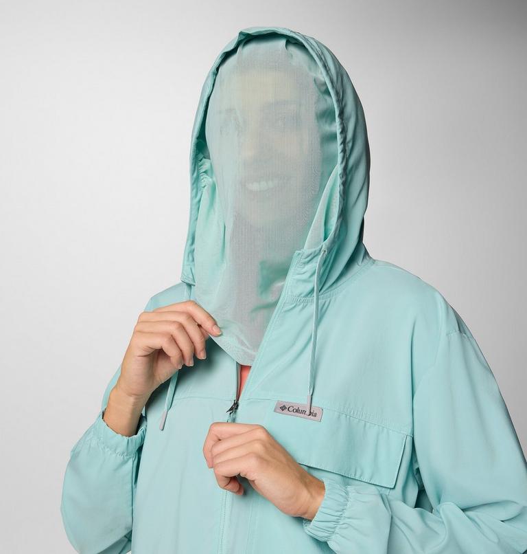 Skien Valley Hooded LS Shirt, Color: Spray, image 6