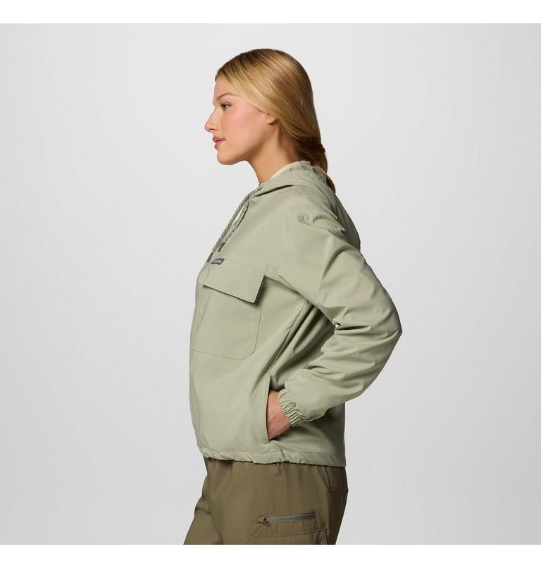 Skien Valley Hooded LS Shirt, Color: Safari, image 3