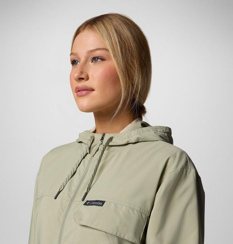 Skien Valley Hooded LS Shirt, Color: Safari, image 4