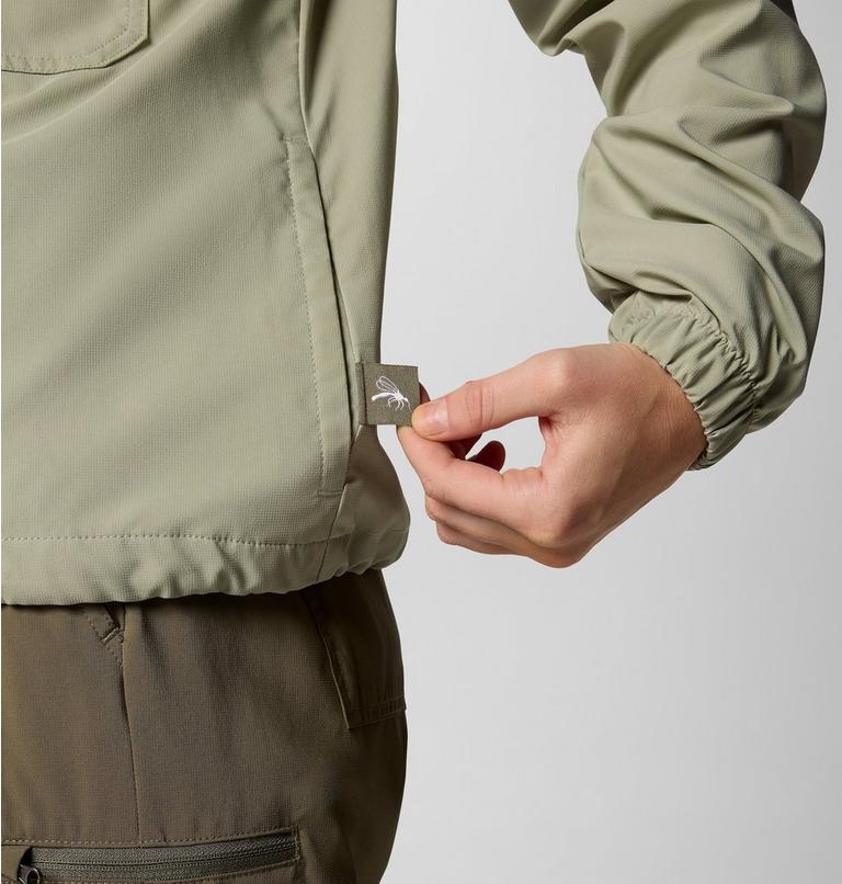 Skien Valley Hooded LS Shirt, Color: Safari, image 7