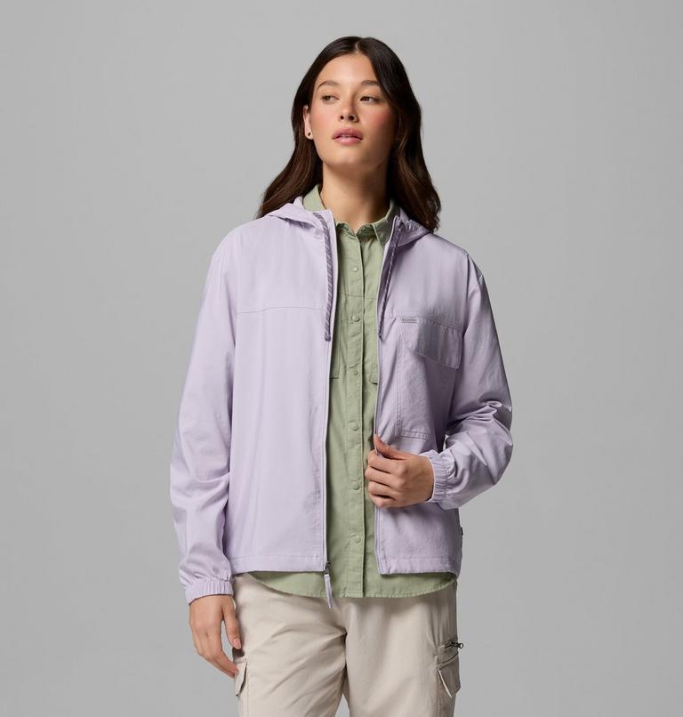 Women's Skien Valley Hooded Light Jacket, Color: Lavender Pearl, image 5